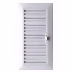 Griglia di incasso regolabile 13.3x26cm abs + cornice addominale bianca (g) . . . Indice di protezione IP : IP20 Colore : Bia ...