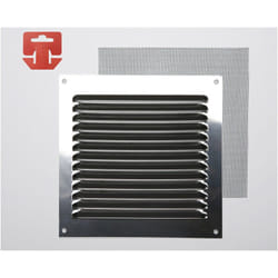 EDM - Griglia con Zanzariera Acciaio Inox 150x150mm (g)
