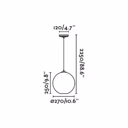 Faro 64128 lampada a sospensione E27