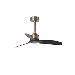 Faro 33429, Ventilatore domestico con pale, Nero, Oro, Soffitto, 81 cm, IP20, I