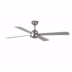 Faro 33287, Ventilatore domestico con pale, Nichel, Soffitto, 132 cm, IP20, I