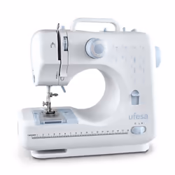 Ufesa SW1201, Blu, Bianco, Macchina da cucire manuale, Cucito, 1 tempo, Elettrico, 6 V