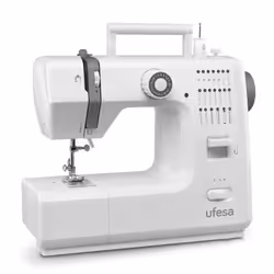 Ufesa SW2002, Bianco, Macchina da cucire automatica, Cucito, Manopola, Elettrico, 12 V