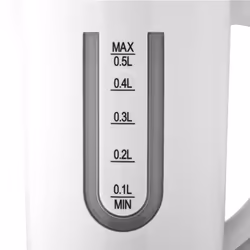 Ufesa HA7010 bollitore elettrico 0,5 L 800 W Rosso, Bianco