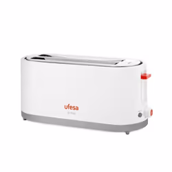 Ufesa TT7375, 2 fetta/e, Grigio, Rosso, Bianco, Metallo, Plastica, Pulsanti, Manopola, 1400 W
