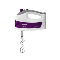 Ufesa BV4655 Sbattitore con base 400 W Viola, Bianco
