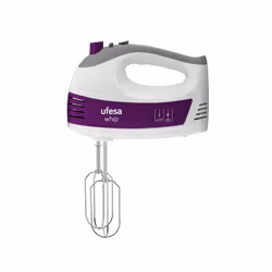 Ufesa BV4655 Sbattitore con base 400 W Viola, Bianco