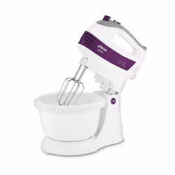 Ufesa BV4655 Sbattitore con base 400 W Viola, Bianco