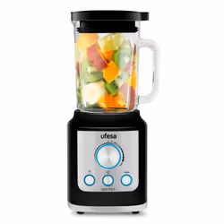 Ufesa BS4950, Frullatore da tavolo, 1,8 L, Funzione PULSE, Tritaghiaccio, 1800 W, Nero