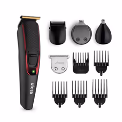 Ufesa GK6750, Barba, Orecchio, Naso, Nero, Rosso, CA/Batteria, Batteria integrata, Litio, 120 min