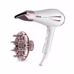 Ufesa SC8400 AirPro, AC, Oro rosa, Bianco, Monocromatico, Gancio per appendere, Pulsanti, 2200 W