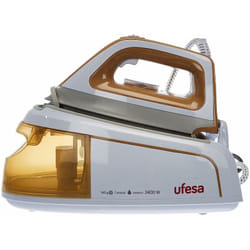 Ufesa - Steam Ultra – Ferro da Stiro a Caldaia, 2400 w, Piastra in Ceramica, Cartuccia Anticalcare, Vapore Variabile