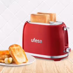 Ufesa 71305516 tostapane 7 2 fetta/e 850 W Rosso - Vista aggiuntiva 4