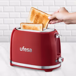 Ufesa 71305516 tostapane 7 2 fetta/e 850 W Rosso - Vista aggiuntiva 5