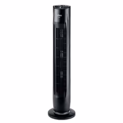 Ufesa 84105611, Ventilatore a torretta, Nero, Pavimento, Tavolo, Manopola, 2 h, AC