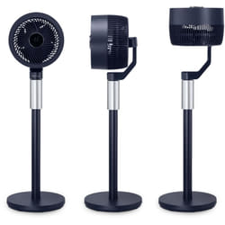 Ufesa - 3D70 Ventilatore a Circolazione d'aria con Oscillazione 3D a 360º, Multidirezionale, 70W, 3 Velocità, 3 Modalità, 1m Altezza, Telecomando,