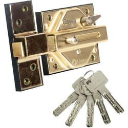 Lince - Catenaccio di alta sicurezza 7930r finitura in ferro ottonato 97930rhl