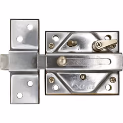 Chiavistello mod. 7930r. Cilindro di sicurezza b3200 x l, leva 15 mm. . Dall' interno può essere condenar l' accesso con chia ...