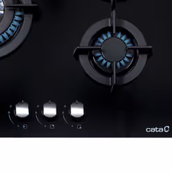 CATA CCI 6021 BK Nero Da incasso 59 cm Gas 3 Fornello(i) - Vista aggiuntiva 4