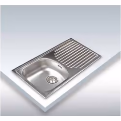 CATA CDS 1, Mobile lavello, Rettangolare, Acciaio inox, Acciaio inox, 1 ciotole, Quadrato