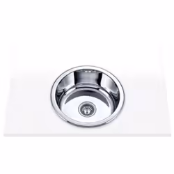 Edesa K2 SE 45 1C, Lavello montato su piano, Cerchio, Acciaio inox, Acciaio inox, 1 ciotole, Cerchio