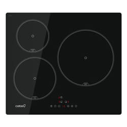 CATA IB 6303E2 BK Nero Da incasso 59 cm Piano cottura a induzione 3 Fornello(i)