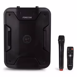 Fonestar California, 7,62 cm (3"), 20,3 cm (8"), 200 W, Con cavo e senza cavo, Altoparlante da festa, Nero