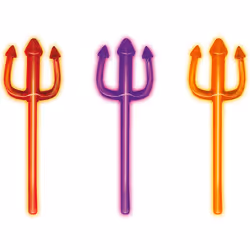 Rubie's S7708, Plastica, Rosso, Arancione, Viola, 3 anno/i, Cina, 120 mm, 30 mm