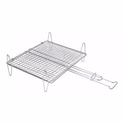 La doppia griglia per pesce Sauvic 40x45 cm è il complemento perfetto per i tuoi barbecue e le tue riunioni all'aperto. Con u ...