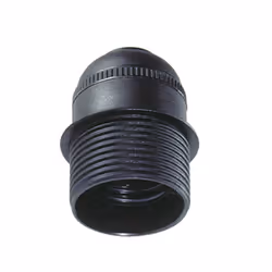 Metà riempito presa e27 nero solera 6829ctn . . . Peso : 0,033Kg Indice di protezione IP : IP20 Colore : Nero Attacco : E27 C ...