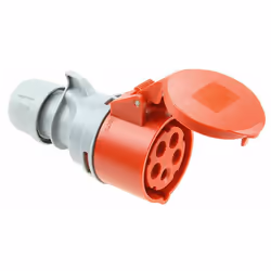 base aerea cetac 3p+n+t, 32a 400v~. ip44 903154a (termoretraibile) solera