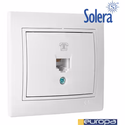 Telefono rj11 da incasso 83x81meccanismo completo mm solera erp84u. . . . PS_brand:SOLERA Indice di protezione IP : IP20 Colo ...