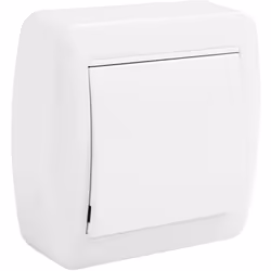 Interruttore monopolare 74x72x28mm Voto 10ax 250v. Iscrizioni per canali 10x12mm, 10x16mm e 10x22mm. Meccanismi con chiave di ...
