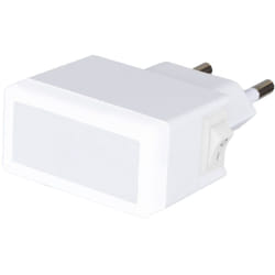 Lampada spia con led bianco o blu e interruttore da 1,5w Solera v1705
