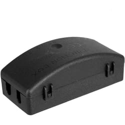 Scatola di collegamento per apparecchi ip20 - vuoto nero serie solera bk-l