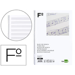 Liderpapel BM01 quaderno per scrivere 20 fogli Bianco