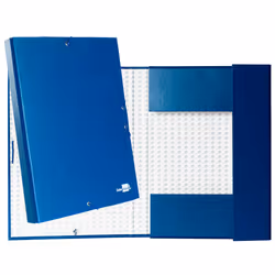 Liderpapel PY31 cartella Cartoncino, PVC Blu