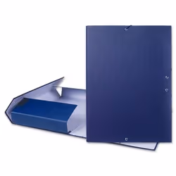 Liderpapel PY31 cartella Cartoncino, PVC Blu