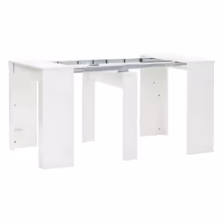 13Casa Tavolo Estensibile Granada 90x50-237xh78 Bianco Lucido - Vista aggiuntiva 5