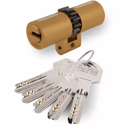 Cilindro de sicurezzade profilo svizzero 33-33 in ottone, con ruota de 14 denti. spr14:33-33 mcm il cilindro de sistema di pr ...