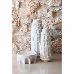 Fijalo Meti_JR209392 vaso Resina Bianco