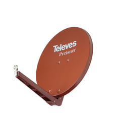 Televes S75QSD-Z antenna per satellite 10,7 - 12,75 GHz Rosso
