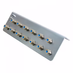 Televes 401106, Tipo F, Tipo F, Tipo F, Femmina, Femmina, Metallico