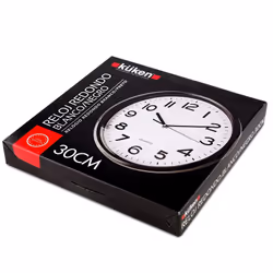 Küken 33676 orologio da parete e da tavolo Orologio al quarzo Rotondo Nero, Bianco