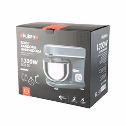 Küken 34182 sbattitore Sbattitore con base 1300 W Cromo, Grigio - Vista aggiuntiva 4