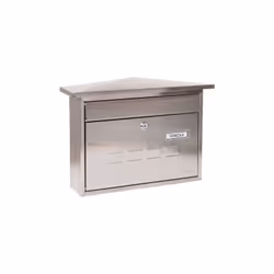 Cassetta postale individuale per esterno di medie dimensioni con un design sviluppato orizzontalmente. Dalla profonditá limit ...