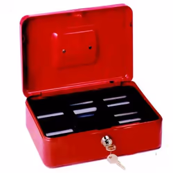 Arregui C-9214 cassetta per monete e banconote Acciaio Rosso