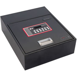 Arregui - Basa 20000-S7 Cassaforte da installare mimetizzata sul fondo dell'armadio, apertura elettronica motorizzata, 11x31x38 cm, 11 l