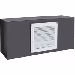 Cassaforte a muro Arregui Grid. La parte anteriore ha una griglia di ventilazione, che funge da mimetismo per la cassaforte, ...