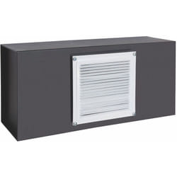 Arregui - Grid 13000W-S1 Cassaforte camuffata dietro la griglia di ventilazione, da incassare al muro, 20x40x13 cm, 12 l